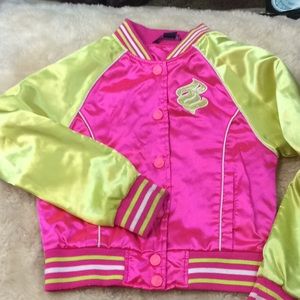 Roccawear Pink Satin Jacket - Juniors 12-14